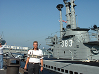 Jody Fugate by USS Pampanito at Fishermans Wharf